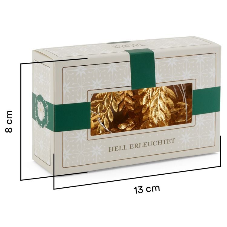 Produktbild: Licherterkette "Goldenes Blatt" 20 Lichter