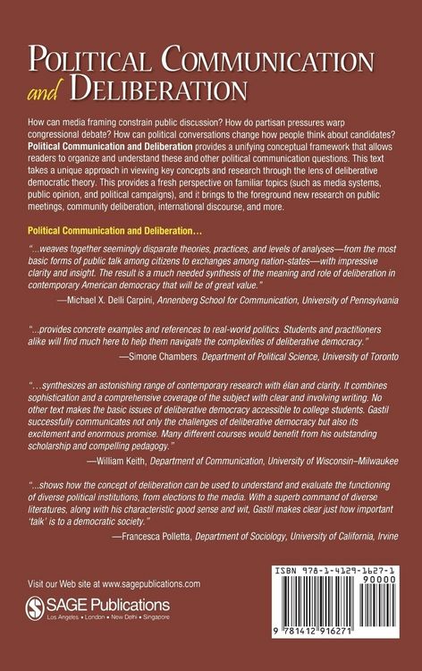 Produktbild: Political Communication and Deliberation