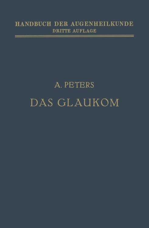 Produktbild: Das Glaukom