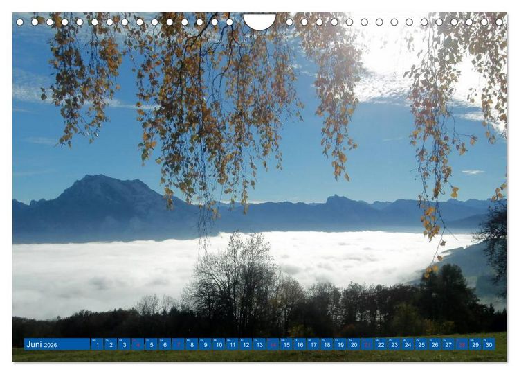 Produktbild: Der Berg und sein See (Wandkalender 2026 DIN A4 quer), CALVENDO Monatskalender