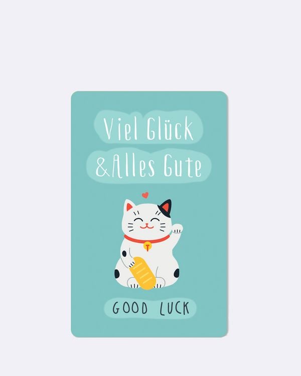Produktbild: Lunacard Postkarte *Good Luck