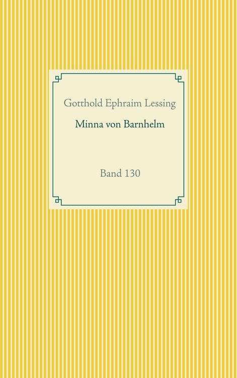 Produktbild: Minna von Barnhelm oder das Soldatengl&uuml;ck