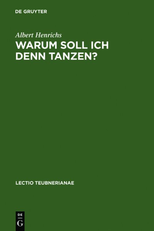 Produktbild: Warum soll ich denn tanzen?