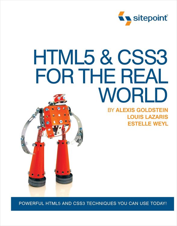 Produktbild: HTML5 & CSS3 For The Real World