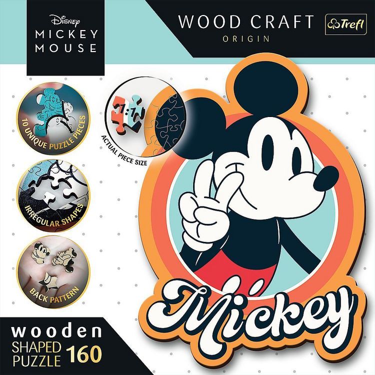 Produktbild: Holz Puzzles - "160" - Disney Retro Mickey Mouse