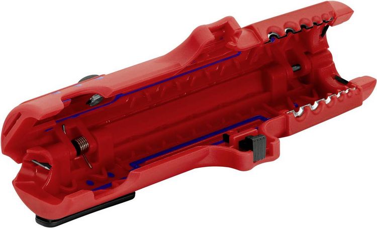 Produktbild: Knipex 16 85 125 SB Kabelentmanteler Geeignet f&uuml;r Rundkabel, Feuchtraumkabel 8 bis 13 mm 0.2 bis 4.0 mm&sup2;