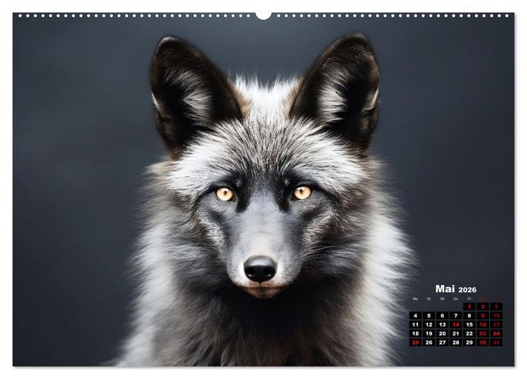 Produktbild: Only Black (Wandkalender 2026 DIN A2 quer), CALVENDO Monatskalender