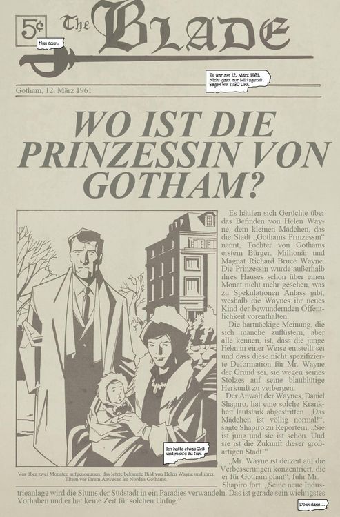 Produktbild: Gotham City: Das erste Jahr