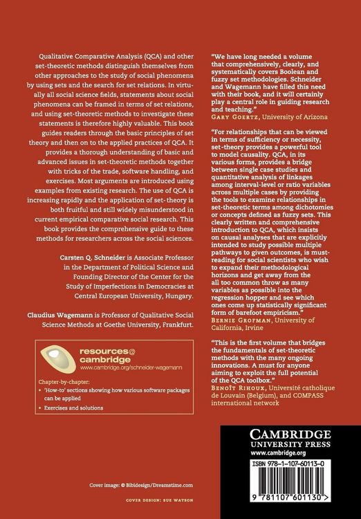Produktbild: Set-Theoretic Methods for the Social Sciences