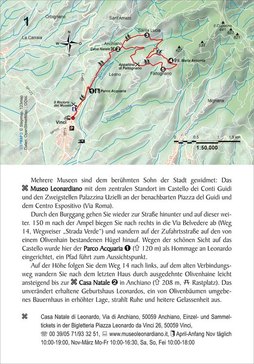 Produktbild: Toskana 30 Touren im H&uuml;gelland, dem Apennin und den Apuanischen Alpen