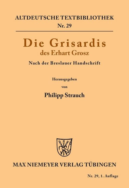 Produktbild: Die Grisardis des Erhart Grosz