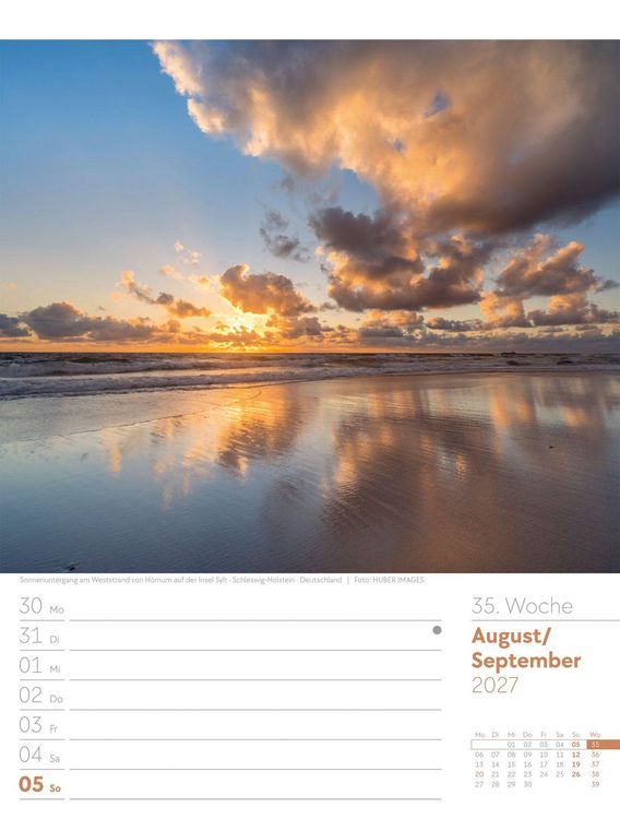 Produktbild: Am Meer Wochenplaner Kalender 2027