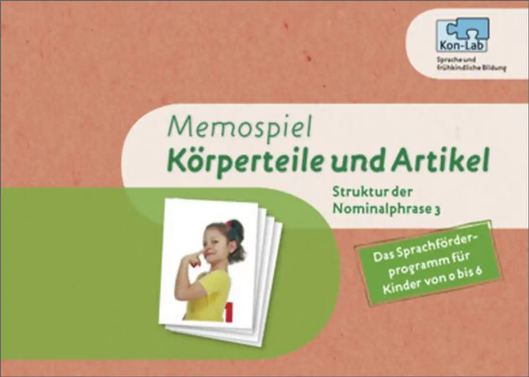 Produktbild: KonLab Die Satzgliederfabrik. K&ouml;rperteile und Artikel