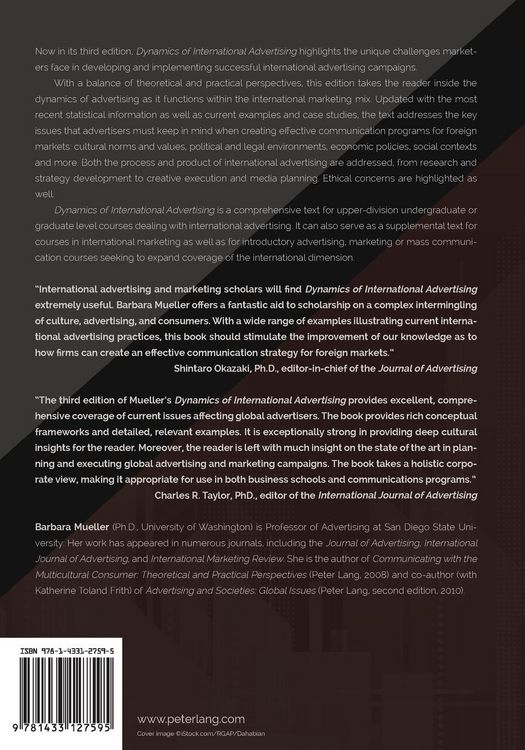 Produktbild: Dynamics of International Advertising