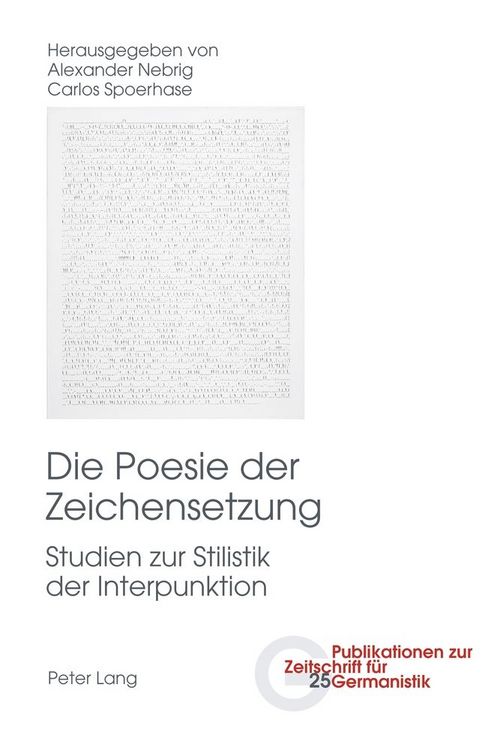 Produktbild: Die Poesie der Zeichensetzung