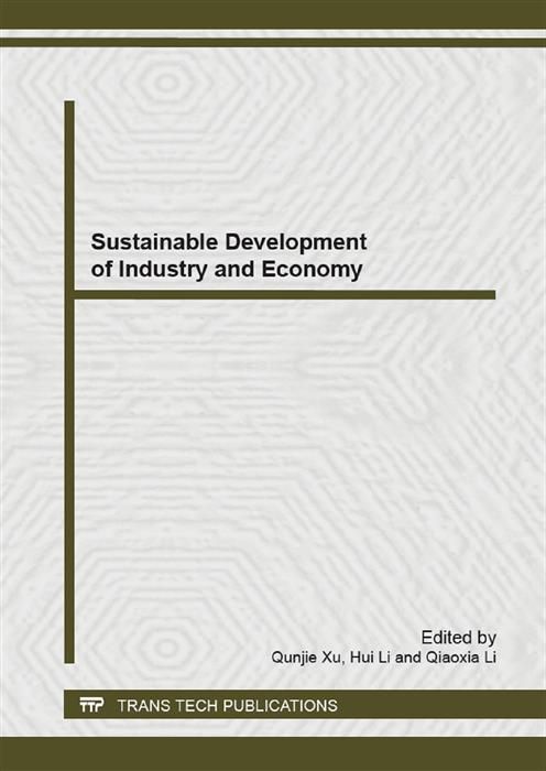 Produktbild: Sustainable Development of Industry and Economy
