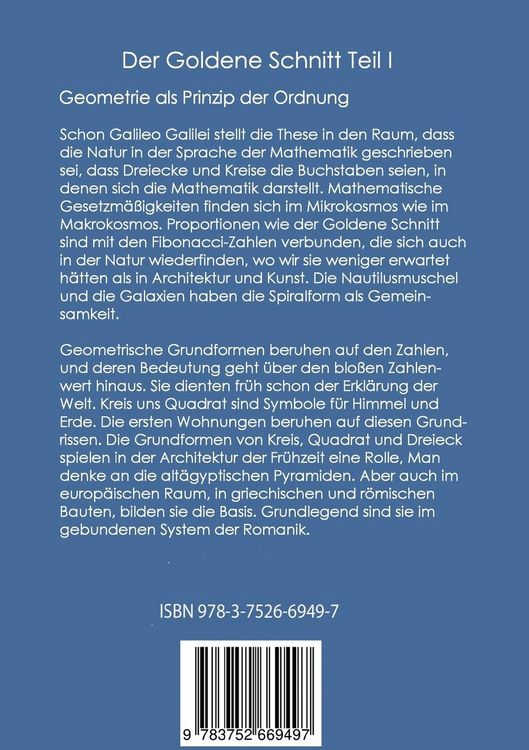 Produktbild: Der Goldene Schnitt