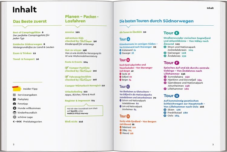 Produktbild: MARCO POLO Camper Guide S&uuml;dnorwegen