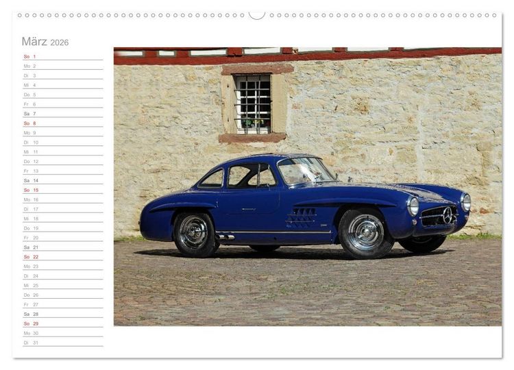 Produktbild: 300 SL Collectors Edition 2 (Wandkalender 2026 DIN A2 quer), CALVENDO Monatskalender