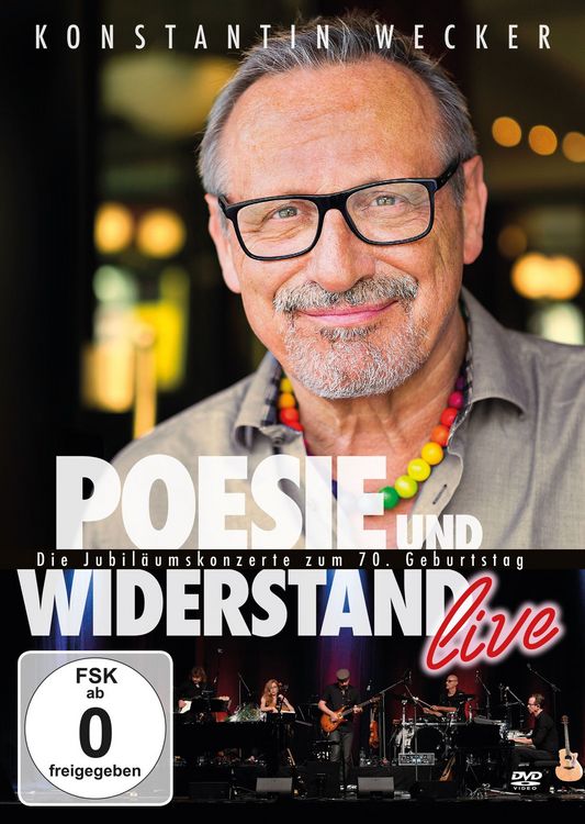 Produktbild: Poesie und Widerstand live - Die Jubil&auml;umskonzerte zum 70. Geburtstag [3 DVDs]