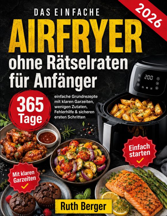Produktbild: Airfryer ohne R&auml;tselraten f&uuml;r Anf&auml;nger