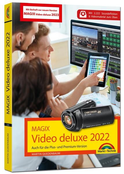 Produktbild: MAGIX Video deluxe 2022 / 2023 - Das Buch zur Software. Die besten Tipps und Tricks: