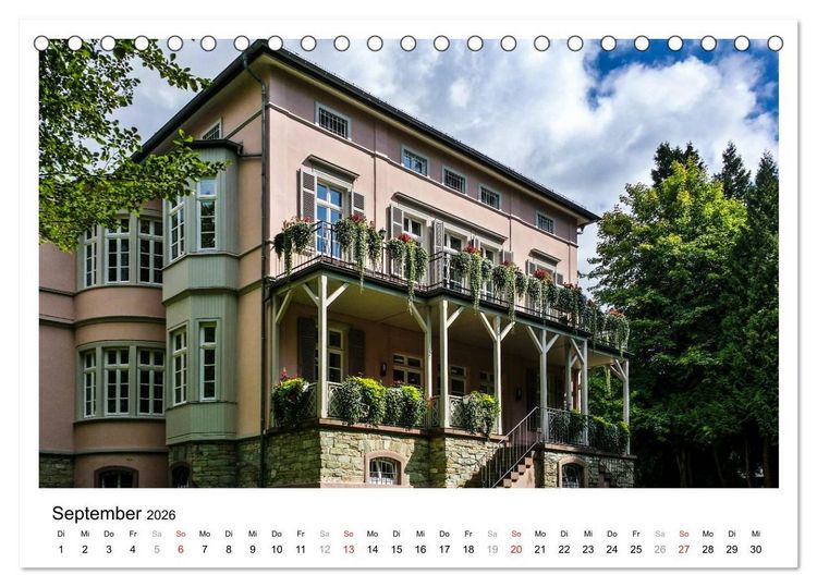 Produktbild: Bad Soden am Taunus (Tischkalender 2026 DIN A5 quer), CALVENDO Monatskalender