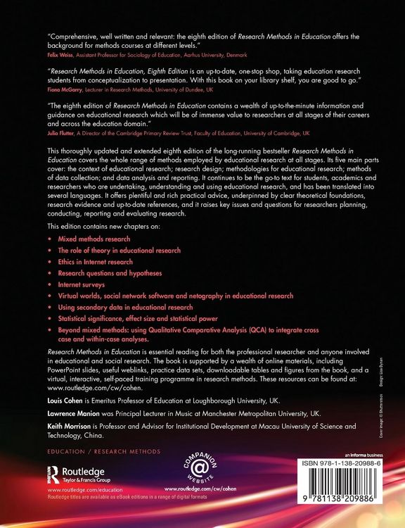 Produktbild: Research Methods in Education