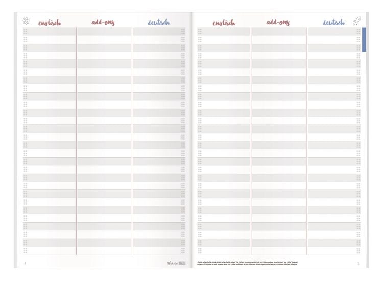 Produktbild: Vokabel-H&auml;fft DIN A4 Englisch