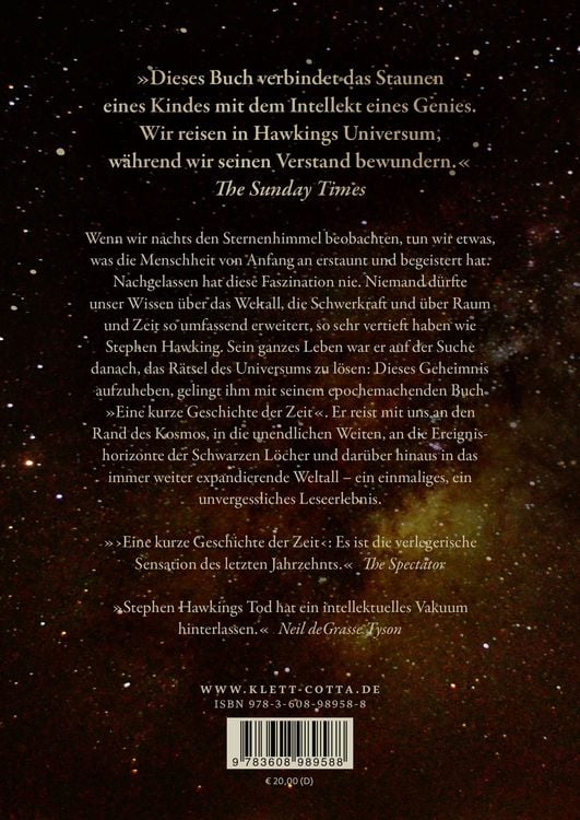 Produktbild: Die neue illustrierte kurze Geschichte der Zeit