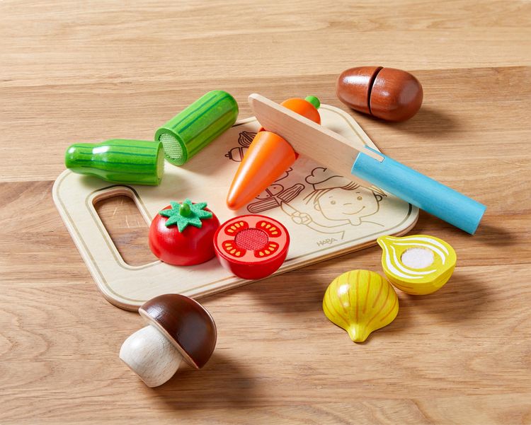 Produktbild: Creative Play Gem&uuml;se-Set mit Brettchen