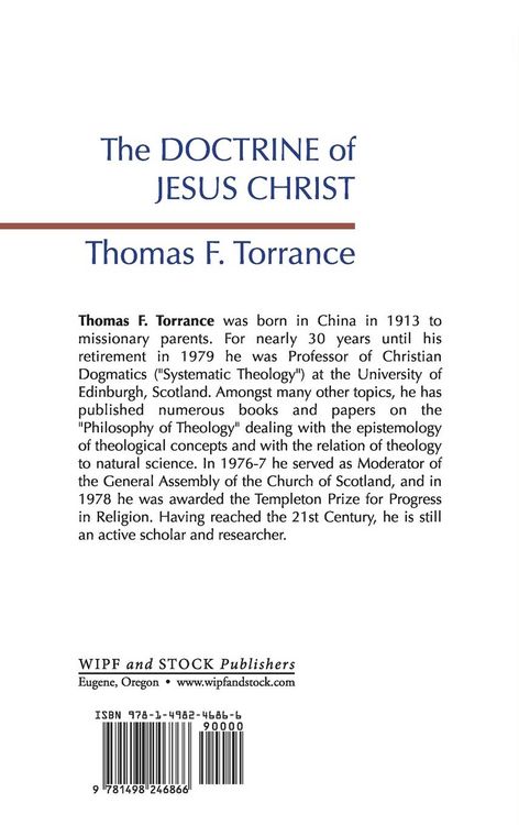 Produktbild: The Doctrine of Jesus Christ
