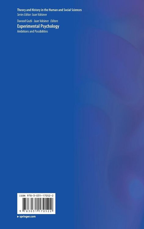 Produktbild: Experimental Psychology