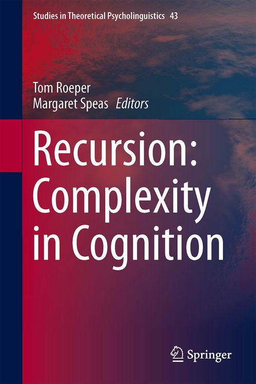 Produktbild: Recursion: Complexity in Cognition