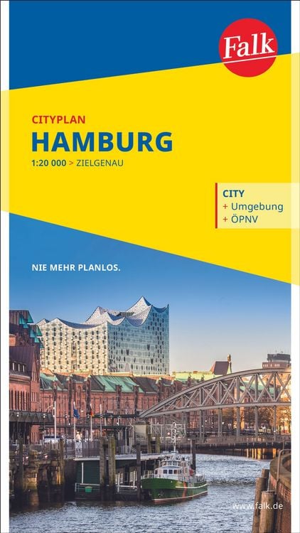 Produktbild: Falk Cityplan Hamburg 1:22.500
