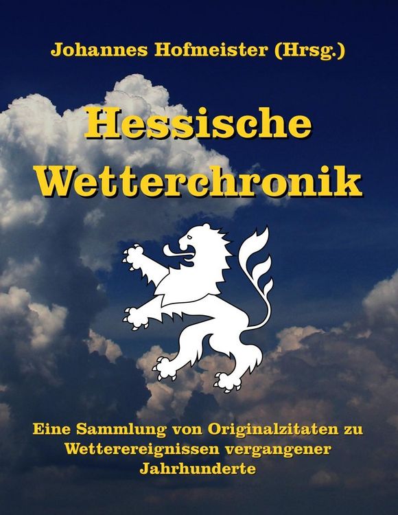 Produktbild: Hessische Wetterchronik