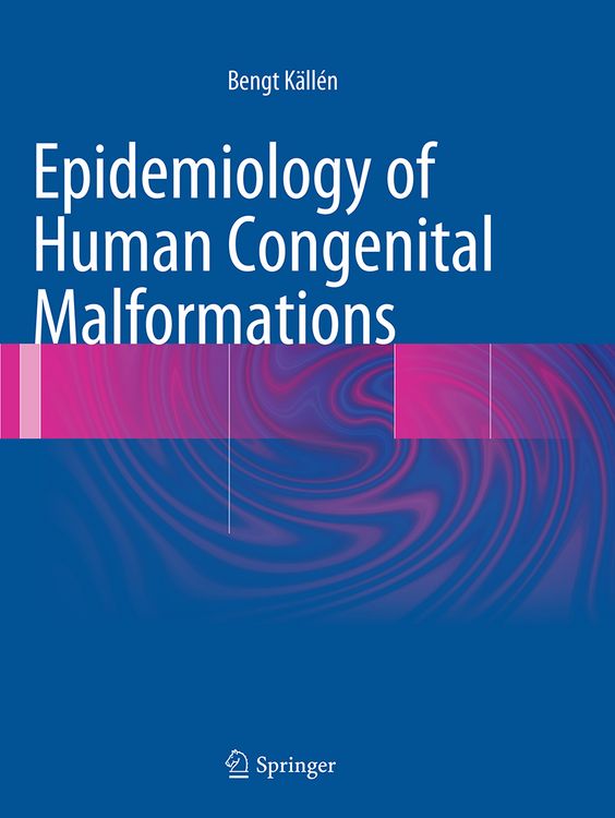 Produktbild: Epidemiology of Human Congenital Malformations