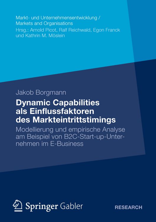 Produktbild: Dynamic Capabilities als Einflussfaktoren des Markteintrittstimings