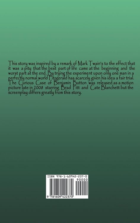 Produktbild: The Curious Case of Benjamin Button