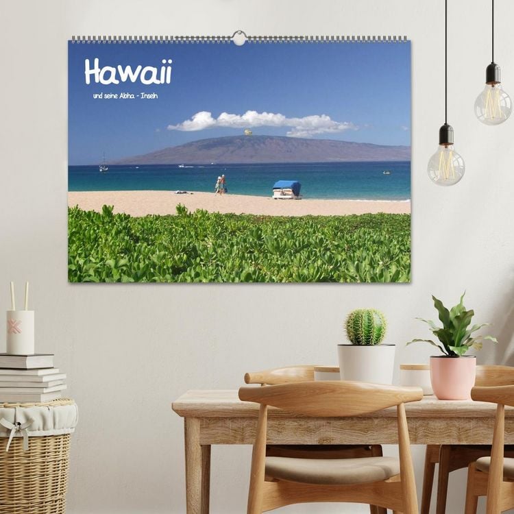 Produktbild: Hawaii und seine Aloha - Inseln (Wandkalender 2026 DIN A2 quer), CALVENDO Monatskalender