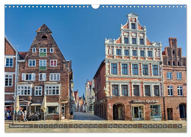 Produktbild: L&Uuml;NEBURG Ein- und Ausblicke von Andreas Voigt (Wandkalender 2026 DIN A3 quer), CALVENDO Monatskalender