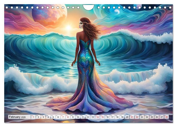Produktbild: Harmony - Elegance in harmony of waves (Wall Calendar 2026 DIN A4 landscape), CALVENDO 12 Month Wall Calendar