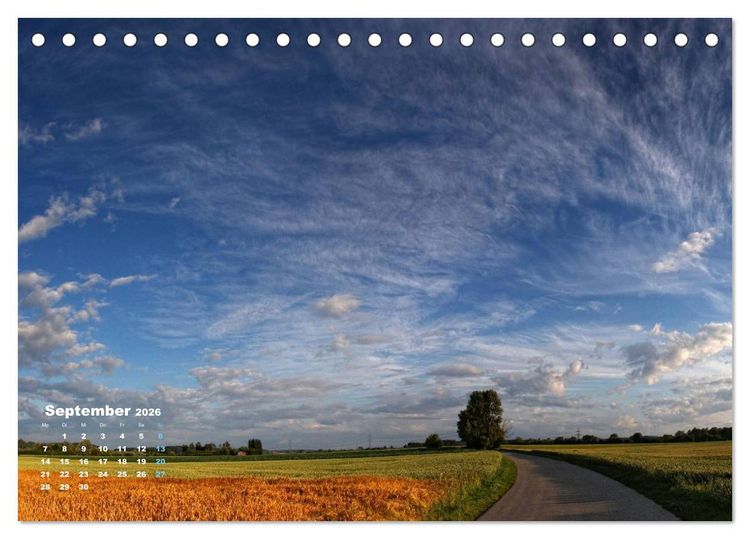 Produktbild: Wolkentr&auml;ume - Traumwolken (Tischkalender 2026 DIN A5 quer), CALVENDO Monatskalender