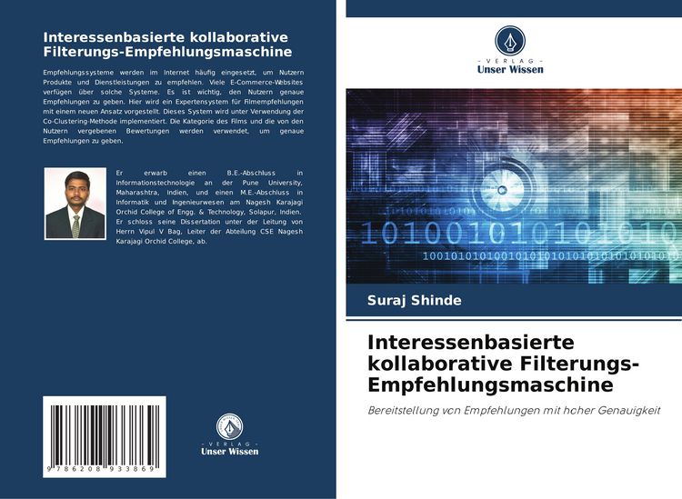Produktbild: Interessenbasierte kollaborative Filterungs-Empfehlungsmaschine