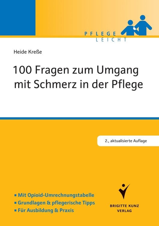 Produktbild: 100 Fragen zum Umgang mit Schmerz in der Pflege