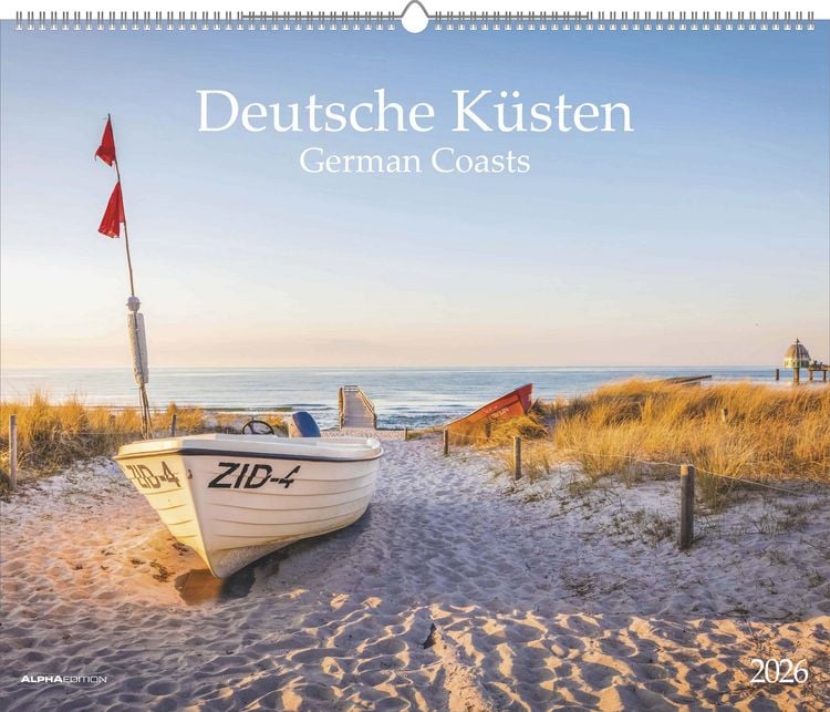 Bild vom Artikel Deutsche Küsten 2026 - Bildkalender XXL 60x50 cm - hochwertiger Wandkalender im Querformat - Landschaftskalender - Wandplaner vom Autor Alpha Edition
