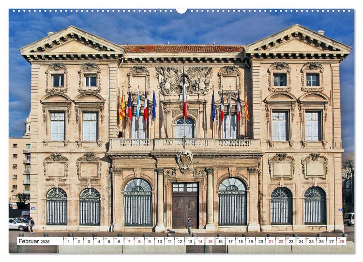Produktbild: Marseille vom Frankfurter Taxifahrer Petrus Bodenstaff (hochwertiger Premium Wandkalender 2026 DIN A2 quer), Kunstdruck in Hochglanz