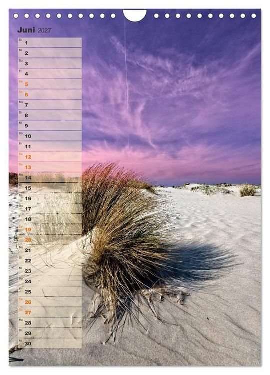 Produktbild: Zwischen D&uuml;nen und Watt / Geburtstagskalender (Wandkalender 2027 DIN A4 hoch), CALVENDO Monatskalender