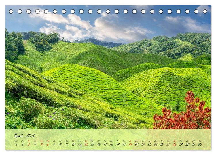 Produktbild: Faszination Malaysia Zauberhaftes S&uuml;dostasien (Tischkalender 2026 DIN A5 quer), CALVENDO Monatskalender