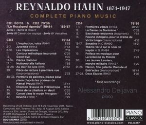 Produktbild: Hahn:Complete Piano Music